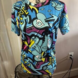 Colorful Graphic T-Shirt size S